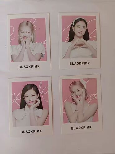 Velosiped ehtiyyat hissələri: Dörd ədəd BLACKPINK qrupunun üzvlərinin şəkillərindən ibarət foto kart