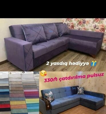 Yataq otağı dəstləri: Künc divan