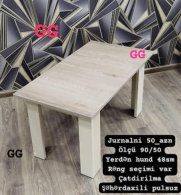 Sifarişlə ev mebeli: Düz masa, Açılmayan, Təkərsiz, Teksturalı laminat, Zəmanətsiz, Pulsuz quraşdırılma — 3