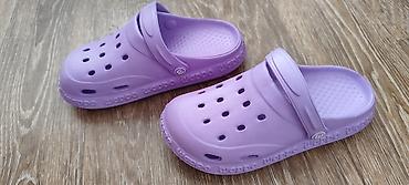 crocs: Лиловые сабо (кроксы‑стайл) UAPPO. размер 30/31 - Материал: лёгкий — 2