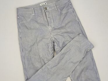 spodnie sinsay szerokie: Material trousers for women, size L