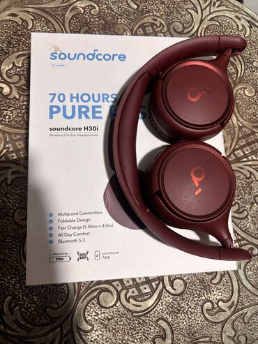 Наушники: Накладные наушники Anker Soundcore H30i Состояние отлично, в комплекте