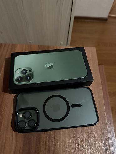 mateview 28: IPhone 13 Pro, Б/у, 256 ГБ, Alpine Green, Коробка, 78 % — 2