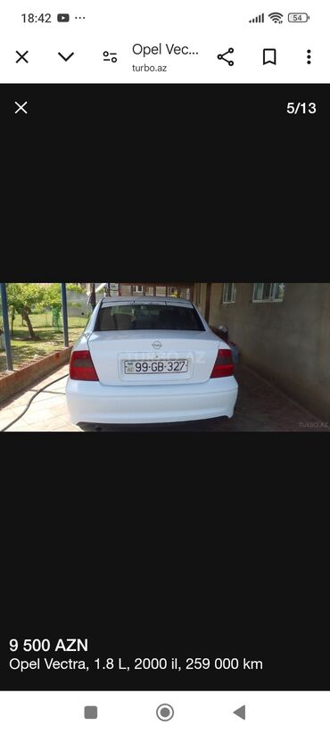 Opel: Opel Vectra: 1.8 l | 2000 il 27400 km Sedan — 8