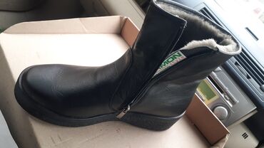 Кроссовки и спортивная обувь: Мужские кожаные сапоги саламандра - Цвет: черный - натуральная кожа — 7