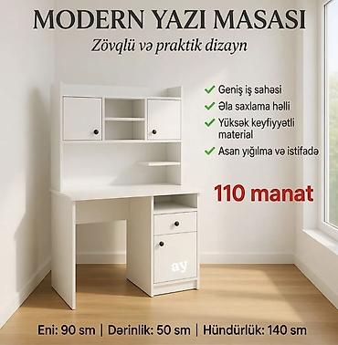 divar refi: Düz masa, Stulsuz, Polkalı, Siyirməli — 1