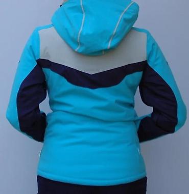 moncler: Ženska zimska/ski jakna – tirkizna sa tamnoplavim i svetlosivim — 4
