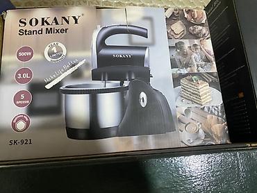 sokany blender: SOKANY Stand Mixer – SK-921 - Güc: 500W - Kasanın həcmi: 3.0 litr - — 2