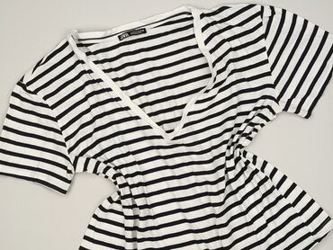 koszula różowa w paski zara: Zara, Women`s T-shirt, M (EU 38)