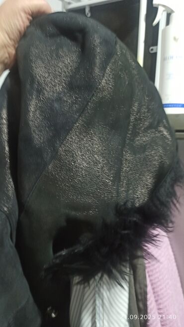 Дубленки: Дубленка, Классическая модель, Длинная модель, С капюшоном, 3XL — 12