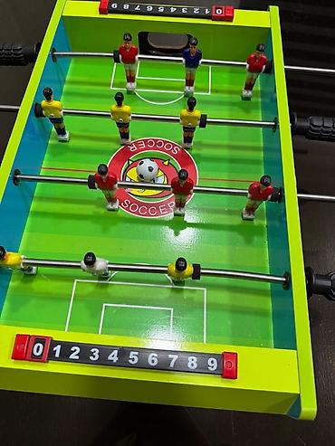mansard evler: Mini stolüstü futbol — Yaxşı vəziyyətdə Uşaqlar və böyüklər üçün mini — 1