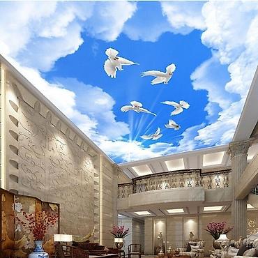 Натяжной потолок: Натяжной потолок Глянцевое, Матовое, 3D потолки Гарантия, Бесплатная консультация, Бесплатный замер — 6