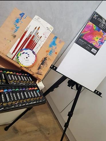 Uşaqlar üçün digər mallar: Qiymet sondu)  Həm yeni başlayanlar, həm də təcrübəli rəssamlar üçün — 1