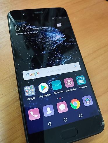 Huawei P10 Plus, Б/у, 128 ГБ, цвет - Черный, 2 SIM