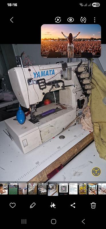 Промышленный оверлок YAMATA - Тип: многониточный промышленный оверлок at lalafo.kg Промышленный оверлок YAMATA - Тип: многониточный промышленный оверлок