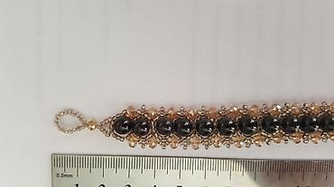 бисером: Браслет Handmade на запястье окружностью 16-17 см . Использованы — 2