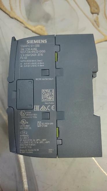 mon moto: Siemens SIMATIC S7-1200 genişlənmə modulu – SM 1234 AI/AQ - Növ — 5