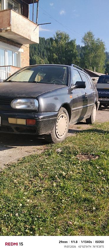 smart open: Volkswagen Golf Variant (универсал) Mk3, черный цвет. Кузов и внешнее — 1