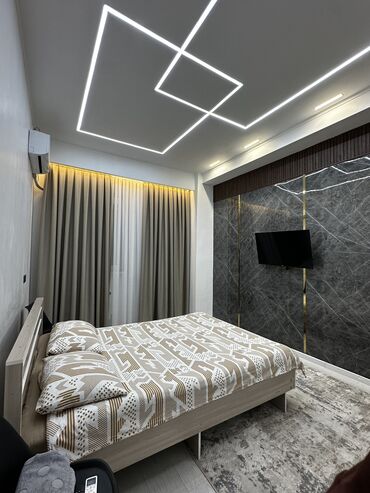 Посуточная аренда квартир: 1 комната, Душевая кабина, Постельное белье, Кондиционер — 7