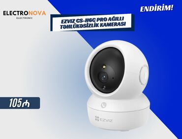 mobil wifi: 📹 EZVIZ CS-H6c Pro 4MP 4MM – Ağıllı Təhlükəsizlik Kamerası ✔️ 4MP