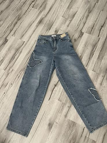 deniz geyimi: Məhsul: BLACK COCO brendinin qadın jeans şalvarı - Model: Geniş kəsim — 1