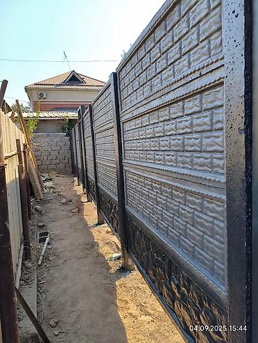 Железобетонные заборные плиты: Эврозабор тособуз доставка шаар ичи бесплатно.Элементы сборного — 12