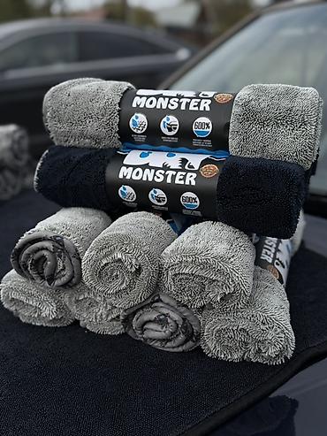 silk way: Микрофибровые полотенца MONSTER для авто - Профессиональные полотенца — 2