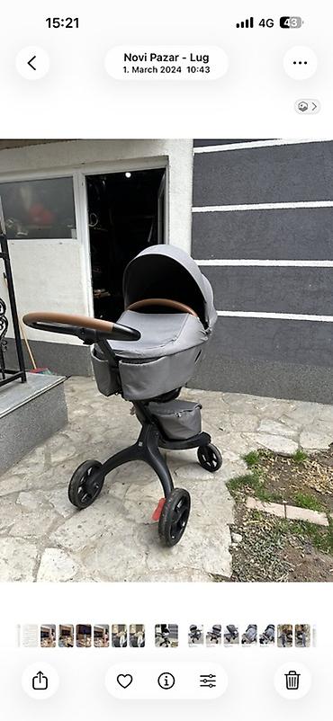 3d majice: **Stokke Xplory X kolica za bebu sa dodatnom opremom** Kolica su — 4