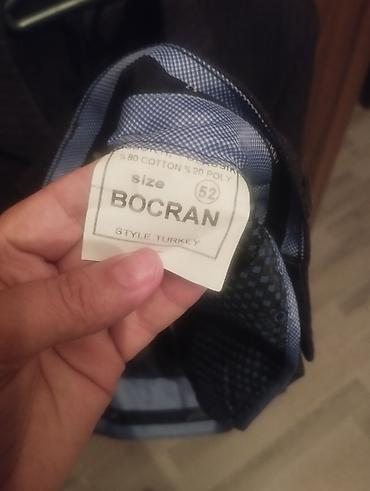 kətan kostyum: BOCRAN kişi kostyum dəsti - Ölçü: 52 - Parça tərkibi: 80% pambıq, 20% — 1