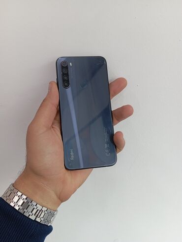 Xiaomi: Xiaomi Redmi Note 8, 64 GB, rəng - Boz, 
 Düyməli, Barmaq izi, İki sim kartlı