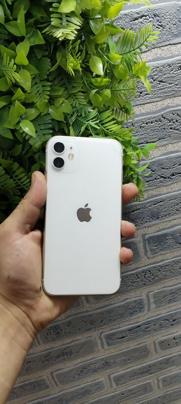 apple klaviatura: IPhone 11, 128 GB, White Titanium, Zəmanət, Kredit, Simsiz şarj
