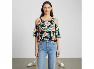 bluzki hiszpanki plus size allegro: Women's blouse, size XS
