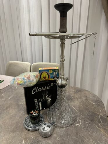 Qəlyan, vayp və aksesuarları: Məhsul: MattPear Classic M Plus nərgilə komplekti Xüsusiyyətlər: -