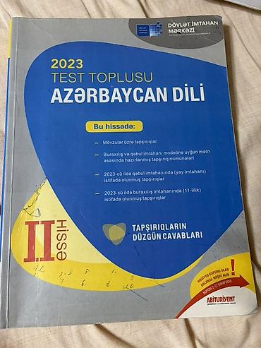 Testlər: Azərbaycan dili Testlər 11-ci sinif, DİM, 2-ci hissə, 2023 il — 1