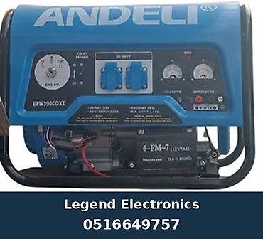 ampermetr: Elan başlığı: Generator Andeli 3900 Elan mətni: Andeli 3900 benzinli — 1