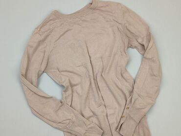 różowe bluzki z długim rekawem: Bluzka Damska, SinSay, L, stan - Dobry