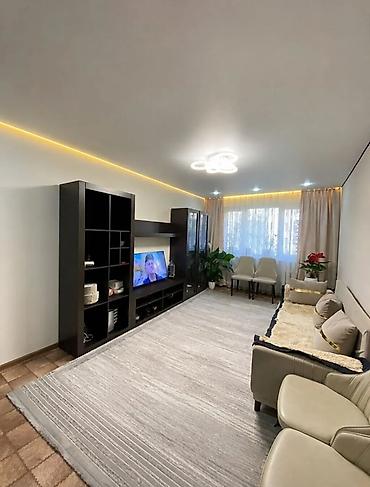 flat osh: 3 комнаты, 58 м², 4 мкр 4 этаж — 1