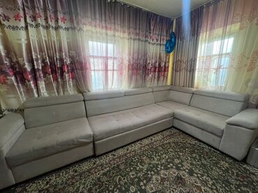 мягкий уголок для зала: Угловой диван, Складной, Трёхместный и более