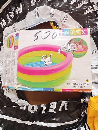 Бассейны: Набор для плавания и игр в воде: - Надувной круг для малышей «My Baby — 4