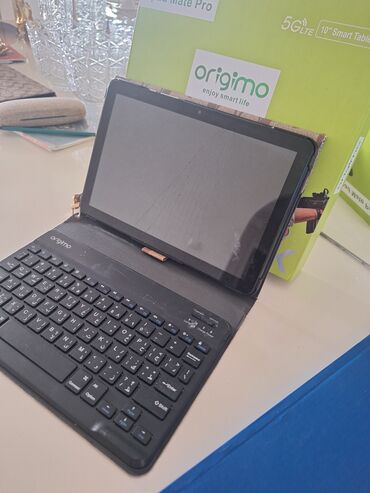 internet modemi: Origimo Opad Mate Pro – 10" Smart Tablet PC + klaviaturalı kisə