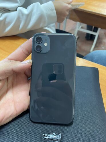 Apple iPhone: IPhone 11, Скидка 10%, Б/у, 64 ГБ, Jet Black, 85 %