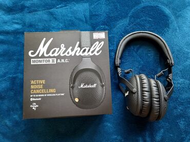 Наушники: Накладные, Marshall, Новый, Беспроводные (Bluetooth), Классические