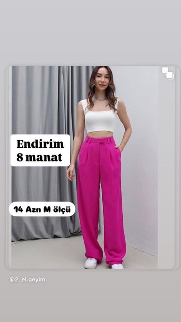 Dəstlər, kostyumlar: Şalvar, One size, rəng - Çəhrayı