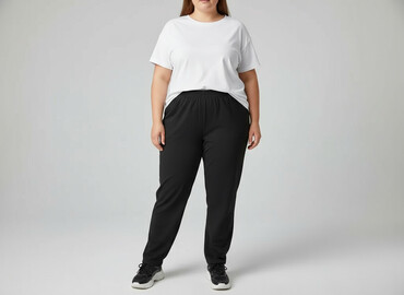 t shirty plus size damskie: Брюки жіночі, розмір 5XL