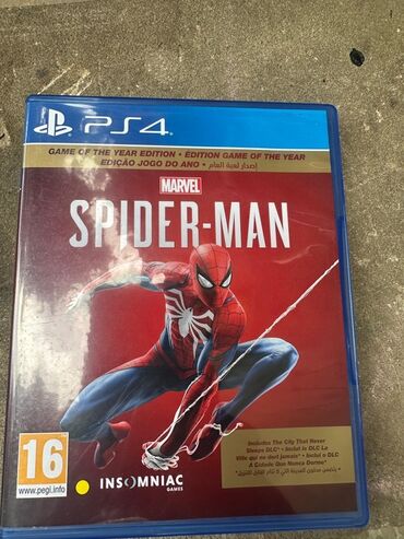 Marvel's Spider-Man, Ekşn, Yeni Disk, PS4 (Sony Playstation 4), Pulsuz çatdırılma