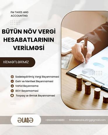 Digər xidmətlər: Mühasibat uçotu | Hesabatlarının hazırlanması və təqdim edilməsi — 1
