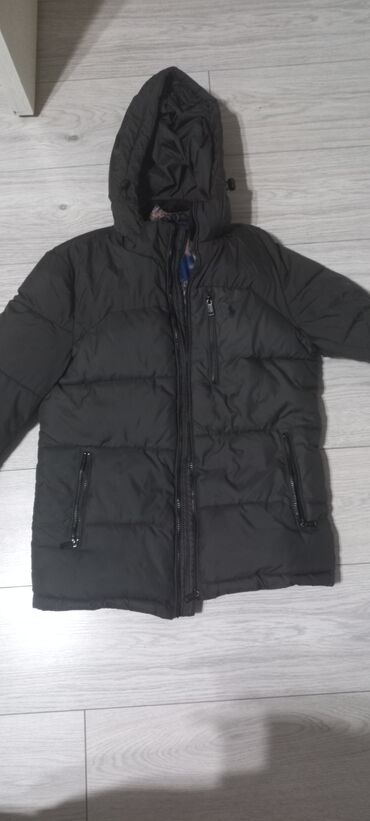 купить кожаную куртку в бишкеке: Куртка M (EU 38), түсү - Боз