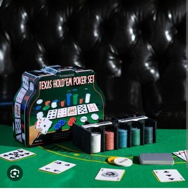 купить ракетку для настольного тенниса бу: Аренда!!! Покерный набор с пластиковыми картами "pokerstars". На 9