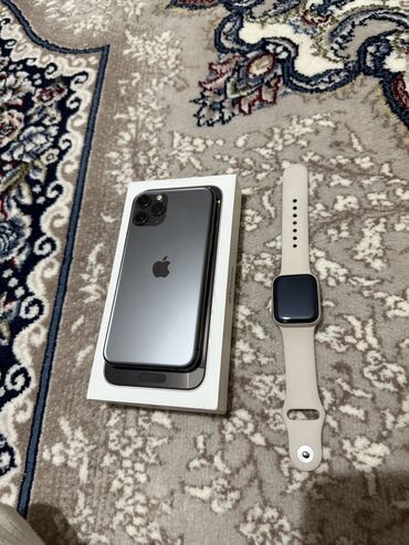 Apple iPhone: IPhone 11 Pro, Б/у, 256 ГБ, Space Gray, Зарядное устройство, Защитное стекло, Чехол, 73 %