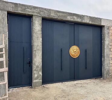 Həyət darvazaları: Yeni Dəmir Həyət darvazası, 450 m, Mexaniki, Qapı ilə, rəng - Qara, Kredit yoxdur, Ödənişli quraşdırma, Ödənişli çatdırılma, Rayonlara çatdırılma — 26